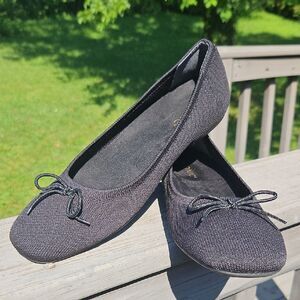 Vionic Klara Knit Ballet Flats Black Size 9.5 – Like New